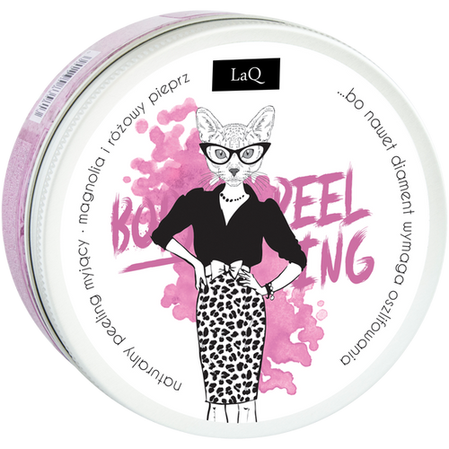LaQ Kitty Magnolia Natural Cleansing Scrub with Magnolia and Pink Pepper Scent 200ml