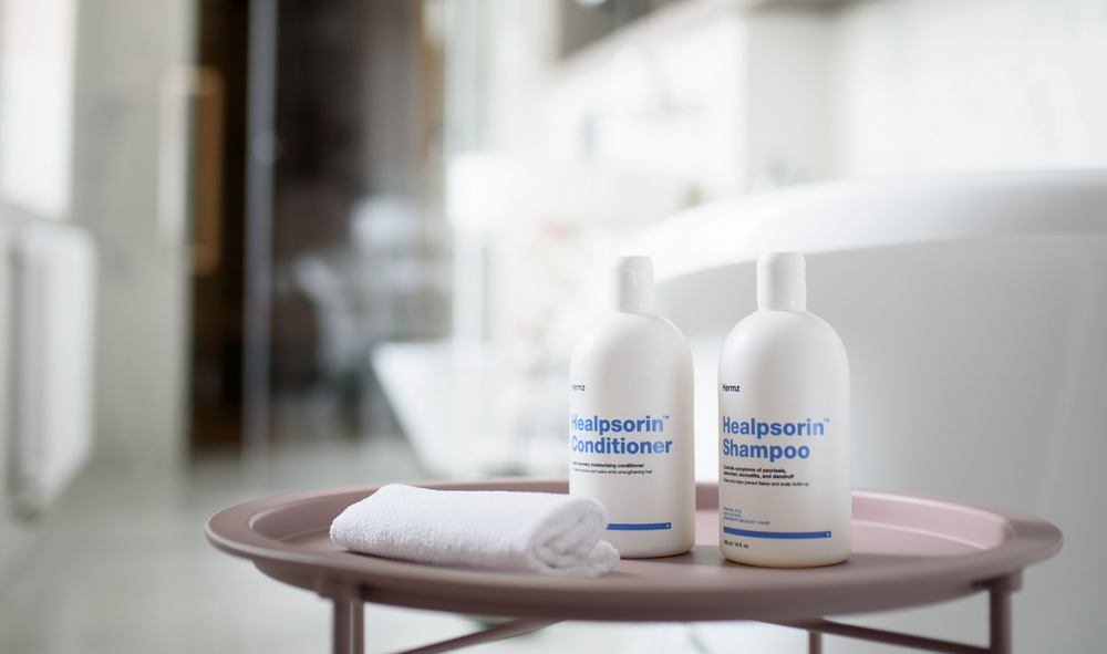 Hermz Healpsorin Hair Conditioner for Scalp with Psoriasis and Dandruff 500ml