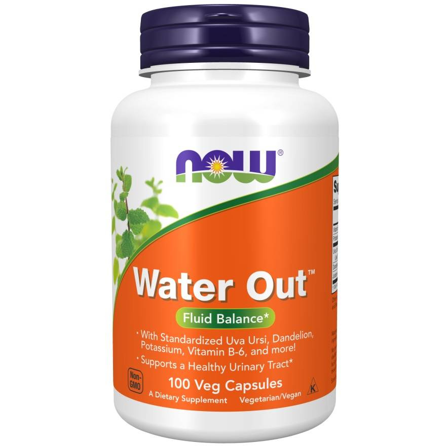 Now Foods Water Out Supports Urinary Tract Health 100 Capsules