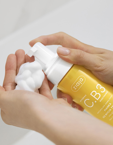 Ziaja Vitamin C.B3 Niacinamide Foam Face Wash 150ml