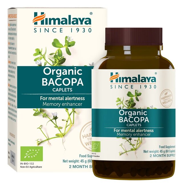 Himalaya Organic Bacopa 60 Capsules