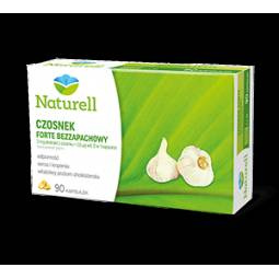 Naturell Czosnek Forte bezzapachowy 90 kaps Best Before 01.01.26