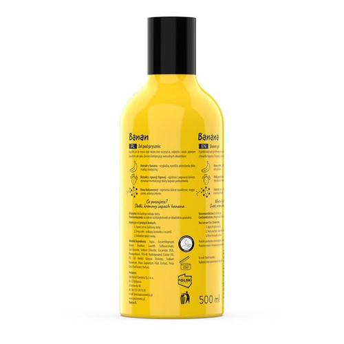Apis Fruit Shot Żel Pod Prysznic z Ekstraktem z Banana 500ml