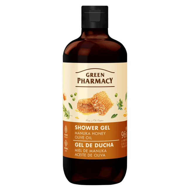 Green Pharmacy Shower Gel Manuka Honey and Olive Oil 500ml