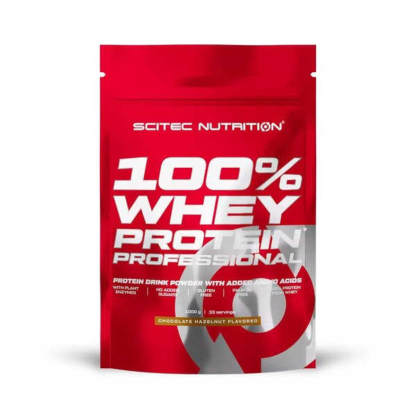 100% Whey Protein Professional, Chocolate Hazelnut - 1000g