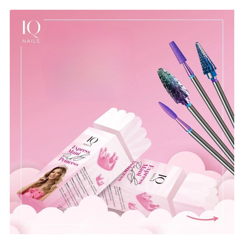 IQ Nails Zestaw do Manicure Express Mani by Pink Princess 5szt
