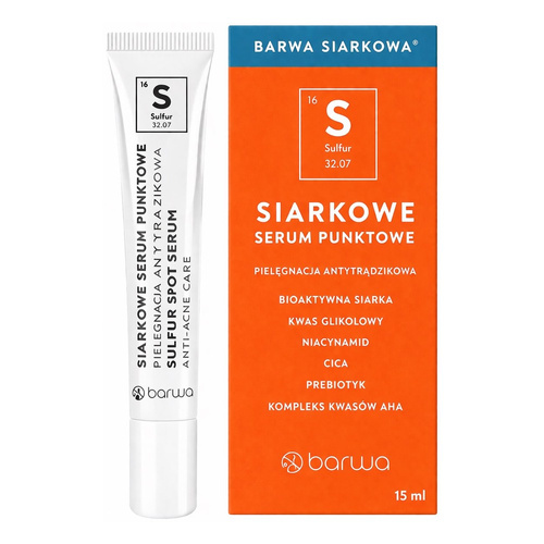 Barwa Siarkowa Serum Punktowe na Niedoskonałości 15ml