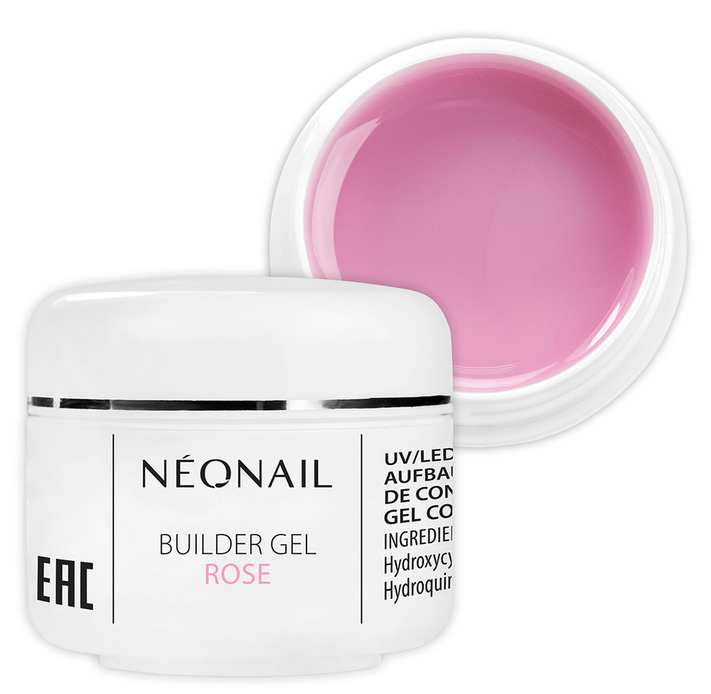 NeoNail Basic Builder UV Nail Gel Rose Gel for Beginner Stylists 15ml