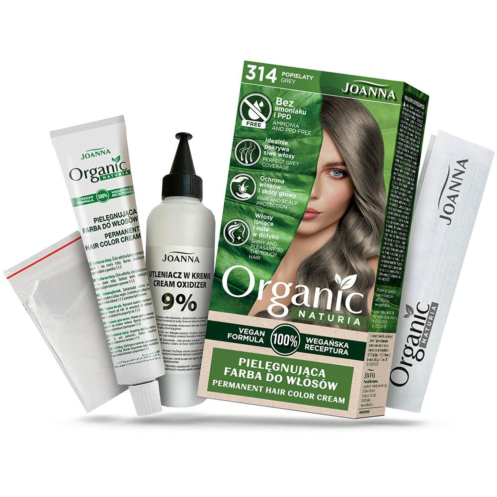 Joanna Organic Vegan Hair Dye 314 Ash Grey 1 pc