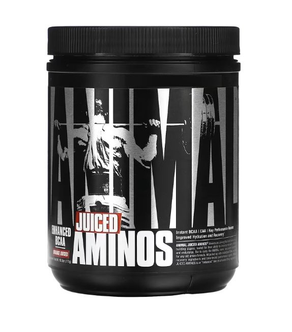 Animal Juiced Aminos Kompleks Aminokwasów BCAA i EAA w Proszku na Regenerację i Wytrzymałość 377g
