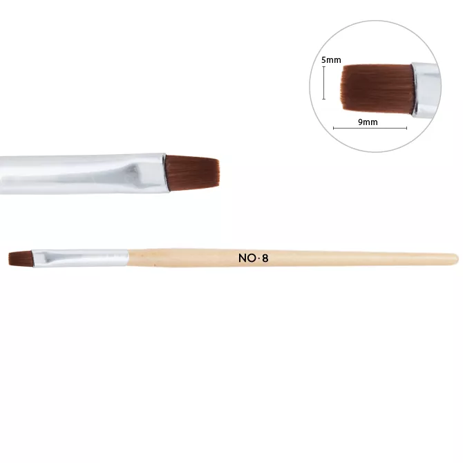 NeoNail Wooden Gel Brush No. 8 1 Piece