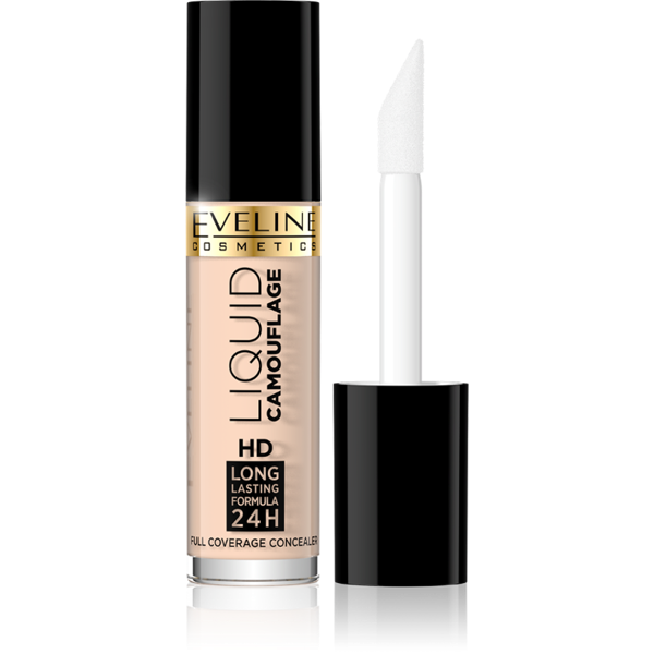 Eveline Liquid Camouflage 24 HD Lasting Face Concealer High Coverage 02 Natural 5ml