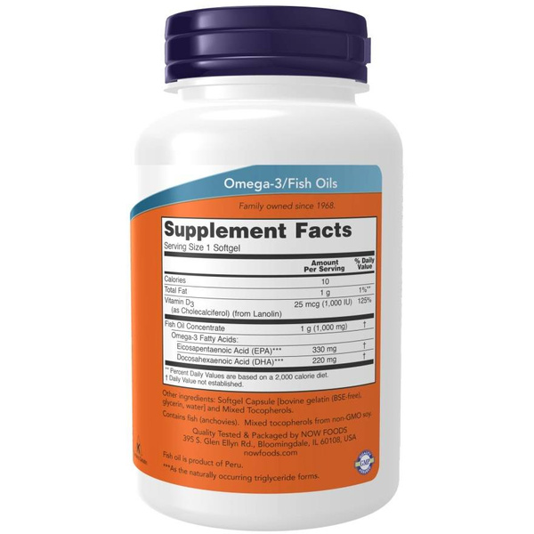 Now Foods Tri-3D Omega Supports Heart Health 90 Softgels