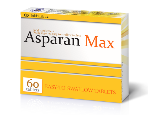 Polski Lek S.A. Asparan Max Magnez i Potas 60 tabl.