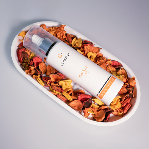 Clarena Power Pure Vit C Line Mleczko do Demakijażu z Witaminą C 200ml