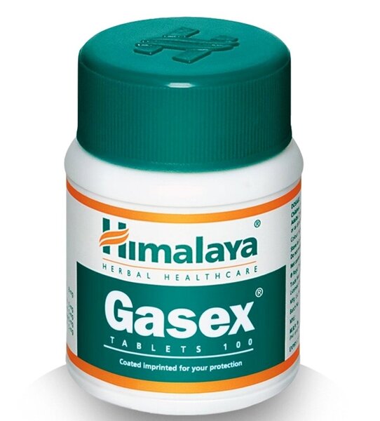 Himalaya Gasex Digestive Support 100 Tablets