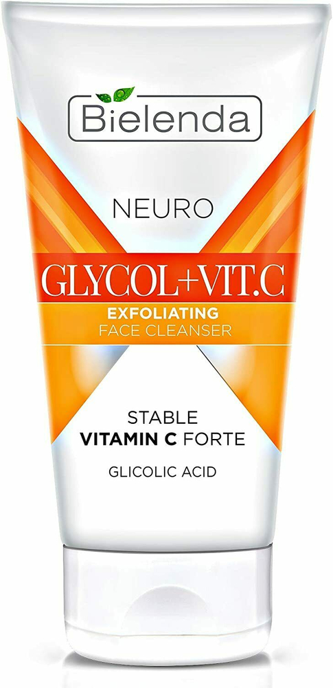 Bielenda Neuro Glycol + Vit. C Eksfoliująca Emulsja do Mycia Twarzy z Witaminą C 150ml