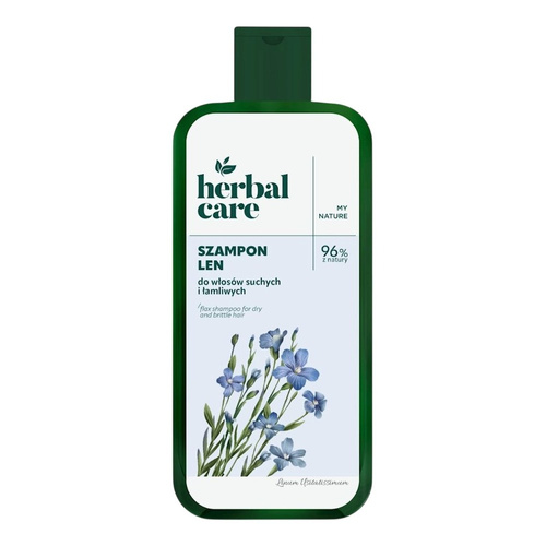 Herbal Care Rebuilding Shampoo for Dry and Damaged Hair with Flax 330ml