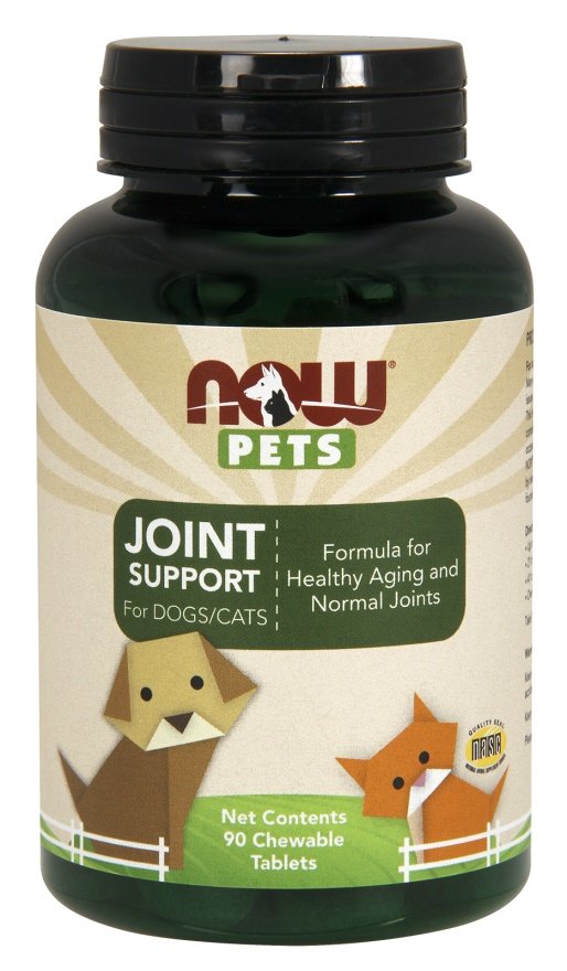 Now Foods Pets Suplementy Wspomagające Stawy dla Psów i Kotów 90 Tabletek