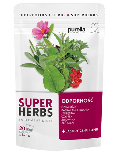 Purella Superfoods Super Herbs Herbal Infusion Immune with Camu Camu Berries 20x1.75g