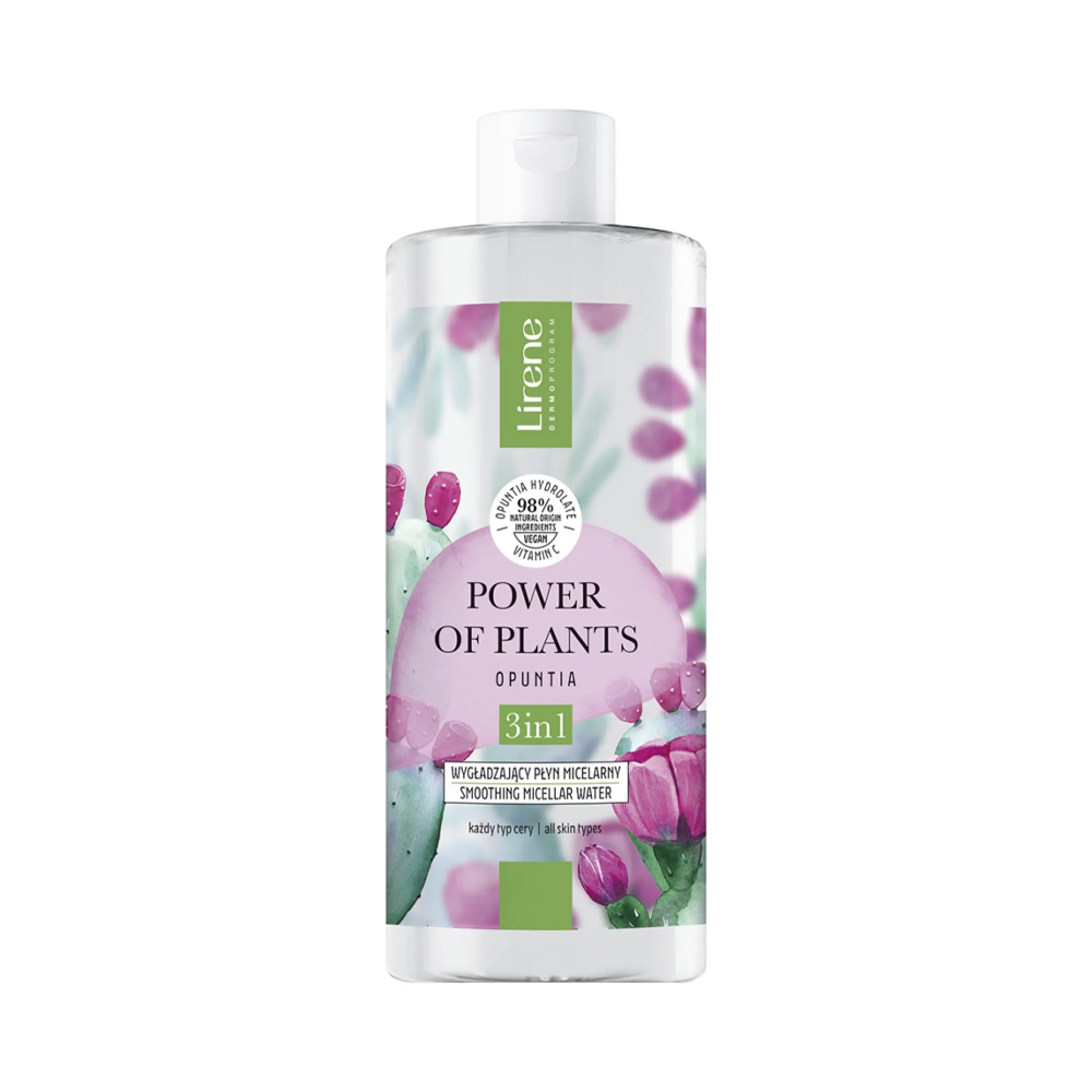 Lirene Power Of Plantis Wygładzający Płyn Micelarny 3w1 Opuncja 400ml