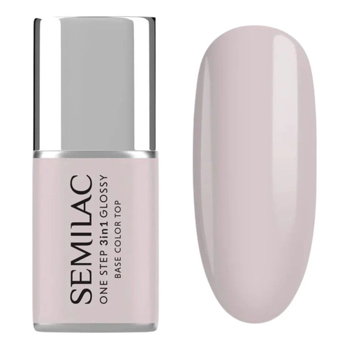 Semilac One Step 3in1 Lakier Hybrydowy S610 Barely Pink Glossy 7ml