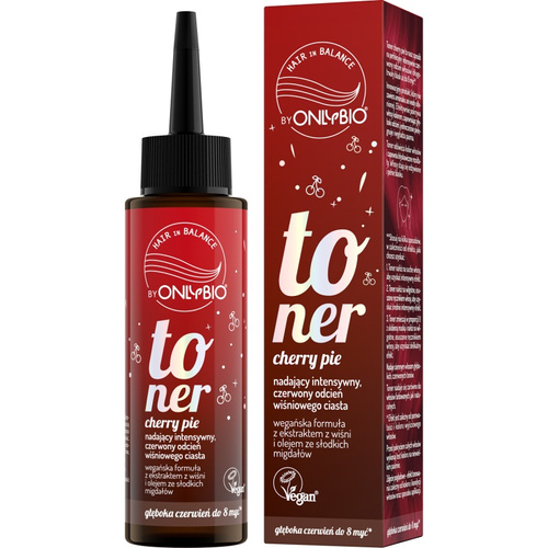 OnlyBio Hair in Balance Toner do Włosów Cherry Pie 100ml