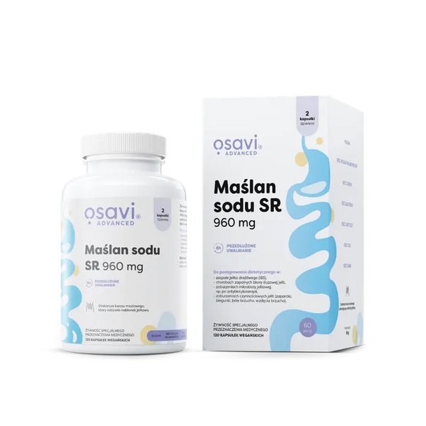 Osavi Sodium Butyrate SR 960mg 120 vegan caps
