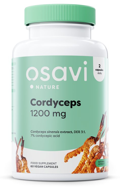 Osavi Kordyceps 1200mg 60 wegańskich kapsułek
