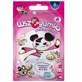 Oleofarm Wszogumka Hair Elastics Against Lice 4 Pieces