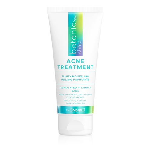 OnlyBio Botanic Clinic Acne Treatment Peeling Oczyszczający dla Cery Tłustej i z Niedoskonałościami 75ml