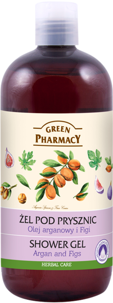 Green Pharmacy Naturalny Żel pod Prysznic z Olejem Arganowym i Figami 500ml