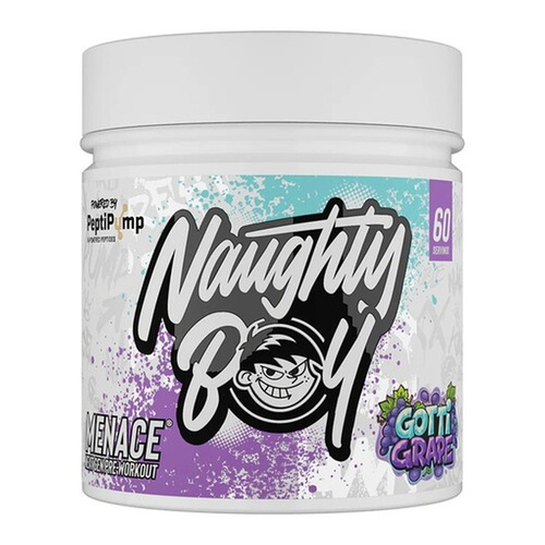 Naughty Boy Menace V2 Gotti Grape Przedtreningówka Na Energię Pompę i Skupienie 420g