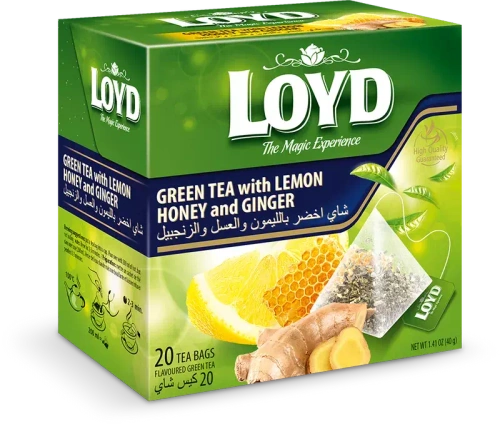 Loyd The Magic Experience Green Tea with Lemon Honey and Ginger 20x2g
