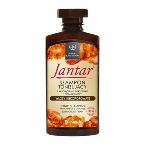 Jantar Toning Shampoo with Amber and Orange Extract for Low Porosity Hair 330ml