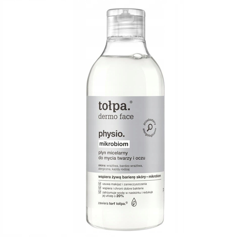 Tołpa Dermo Face Physio Mikrobiom Płyn micelarny do skóry wrażliwej 400ml