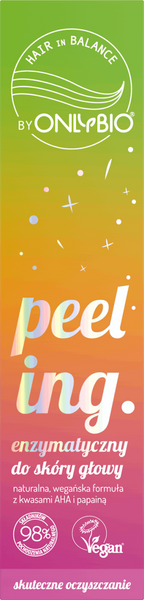 OnlyBio Hair In Balance Enzymatic Scalp Scrub with AHA Acids 125ml