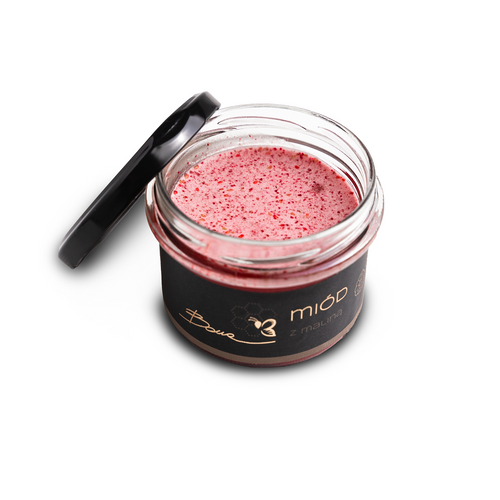 Bona Multiflower Honey with Raspberry Natural Delicious Flavor 245g