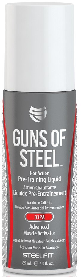 Guns of Steel, Hot Action Pre-Training Liquid - 89 ml.