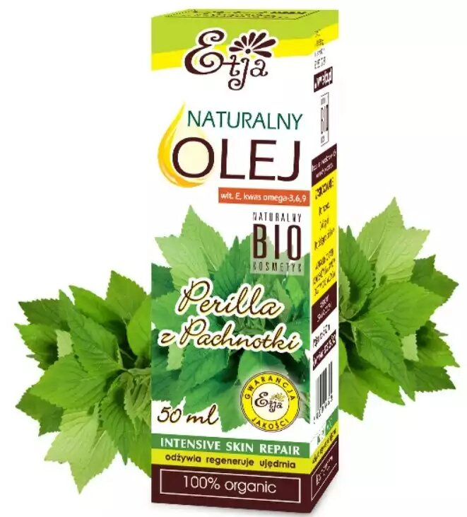 Etja Bio Olej Perilla z Pachnotki dla każdego Rodzaju Skóry 50ml Best Before 30.06.26