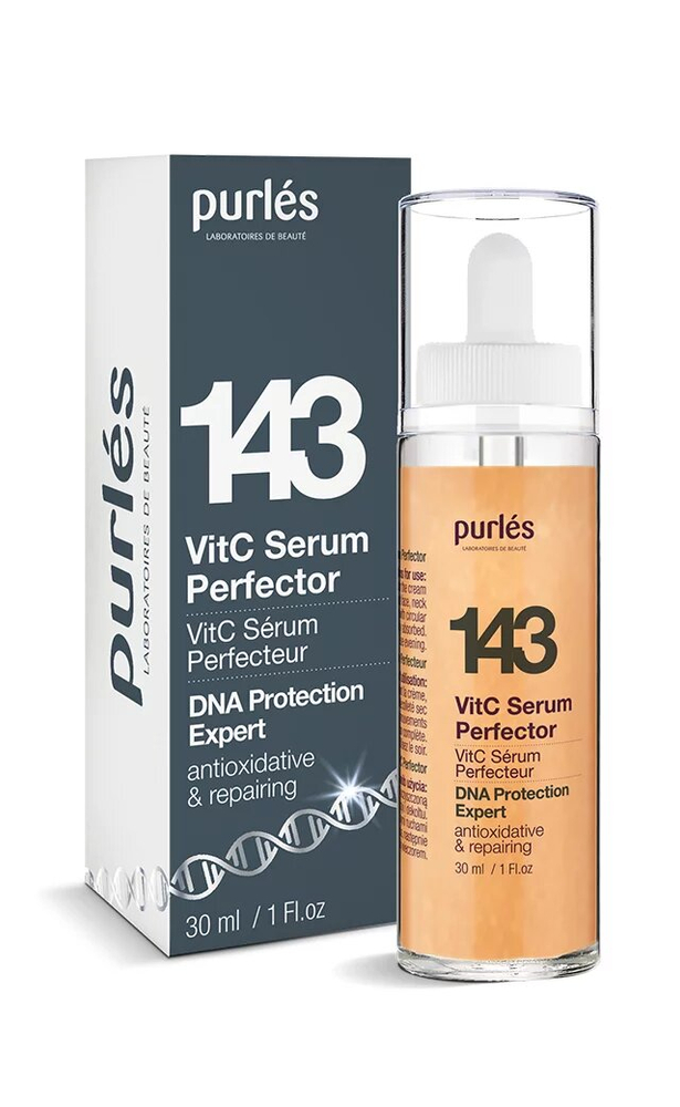 Purles 143 DNA Protection Expert Vit C Serum Perfector dla każdego Rodzaju Skóry 30ml