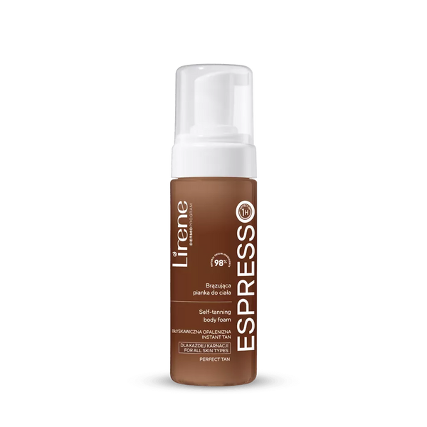 Lirene Perfect Tan Vegan Tanning Body Foam Espresso 150ml