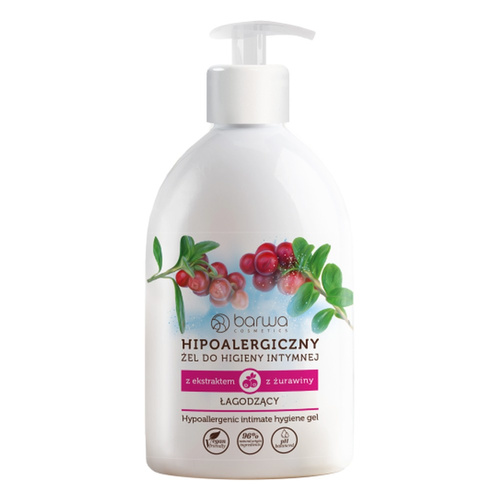 Barwa Hypoallergenic Soothing Intimate Gel with Cranberry 500ml