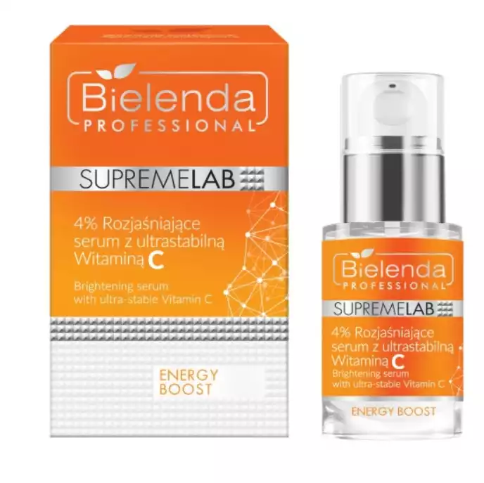 Bielenda Professional Supremelab Energy Boost Brightening Serum with Stable Vit. C 15ml