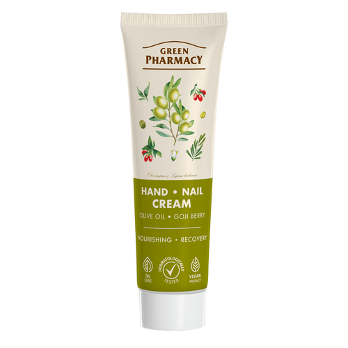 Green Pharmacy Protective and Nourishing Hand and Nail Cream with Olive 100ml