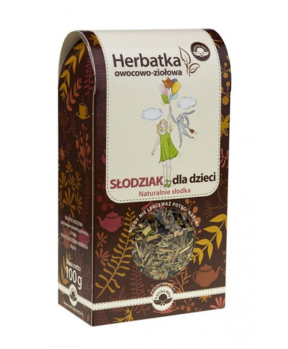 Natura Wita Herbatka Owocowo-Ziołowa Słodziak dla Dzieci 100g Best Before 30.04.26