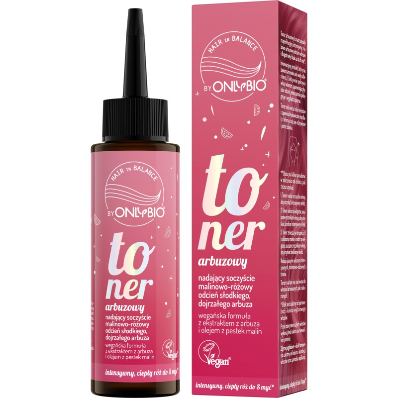 OnlyBio Hair in Balance Toner Arbuzowy do Włosów Blond 100ml