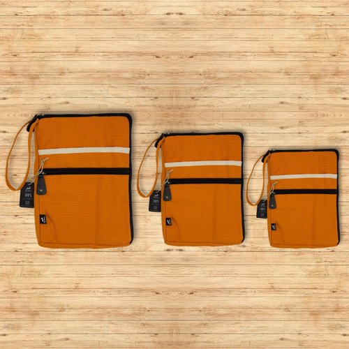 Canvas Tablet Pouch - Orange
