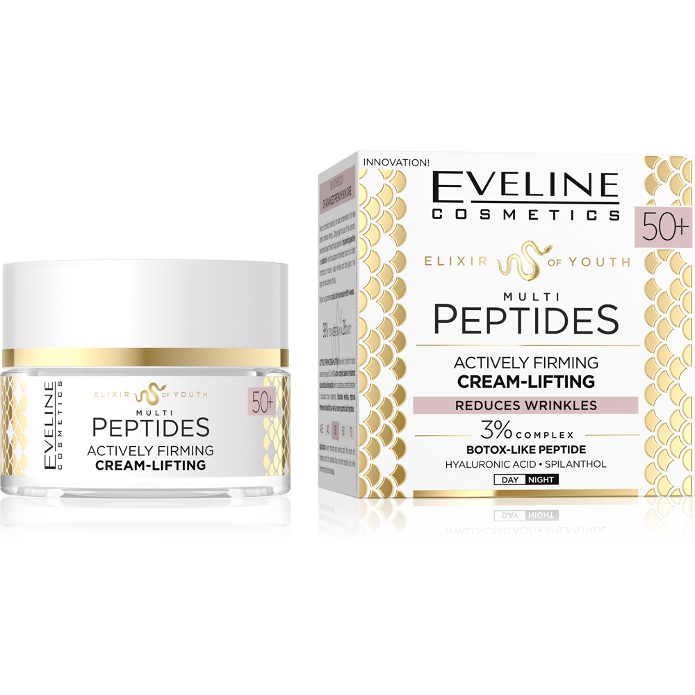 Eveline Elixir of Youth Firming Cream-Lifting with Peptides 50+ 50ml