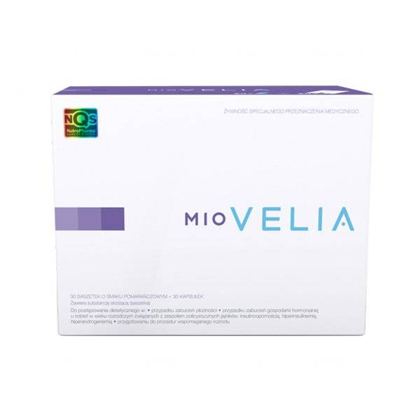 Miovelia for Women with Fertility and Hormonal Disorders 30 Sachets + 30 Capsules